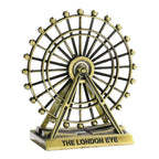 London Eye Ferris Wheel Metal Ornament Decorative Desk Sculpture