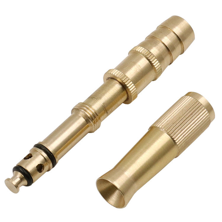 Brass Water Spray Gun Nozzle for Garden Hose and Car Wash