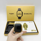 Smartwatch, G9 Ultra Pro Golden Edition, Bluetooth Calling AMOLED Display