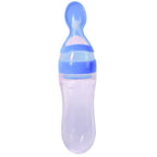 Silicone Baby Spoon Feeder Bottle