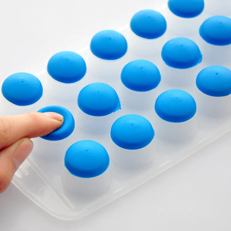 Popup Ice Cube Tray Silicone Mold for Jelly Chocolate and Ice