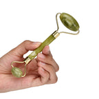 Combo Deal Of - Derma Roller 540 Titanium Needle (0.5mm) + Flawless Jade Roller With Guasha Stimulates Healthier Skin