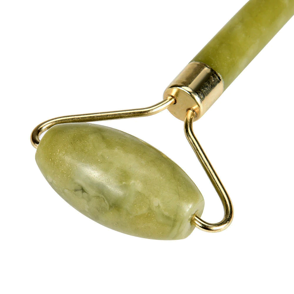 Flawless Jade Roller With Stone (Marble)