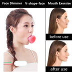 Jawline Exerciser, Face Slimming Exerciser Silicone Facial Muscle Trainer