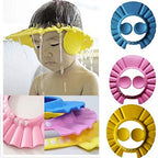Bathing Hat, Baby Shampoo Shower Cap Adjustable