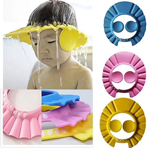 Bathing Hat, Baby Shampoo Shower Cap Adjustable