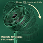 Fan, Portable Rechargeable Telescopic Folding, for Table with 3 Speed Levels