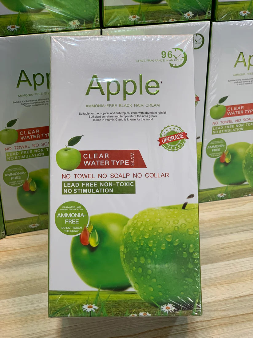 Apple Ammonia-Free Black Hair Color Cream – 1000ml