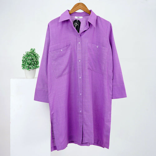 Mauve Khadar Shirt