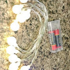 LED Ball String Lights, 10LEDs, 1.5m, Energy-Saving for Parties & Festivals