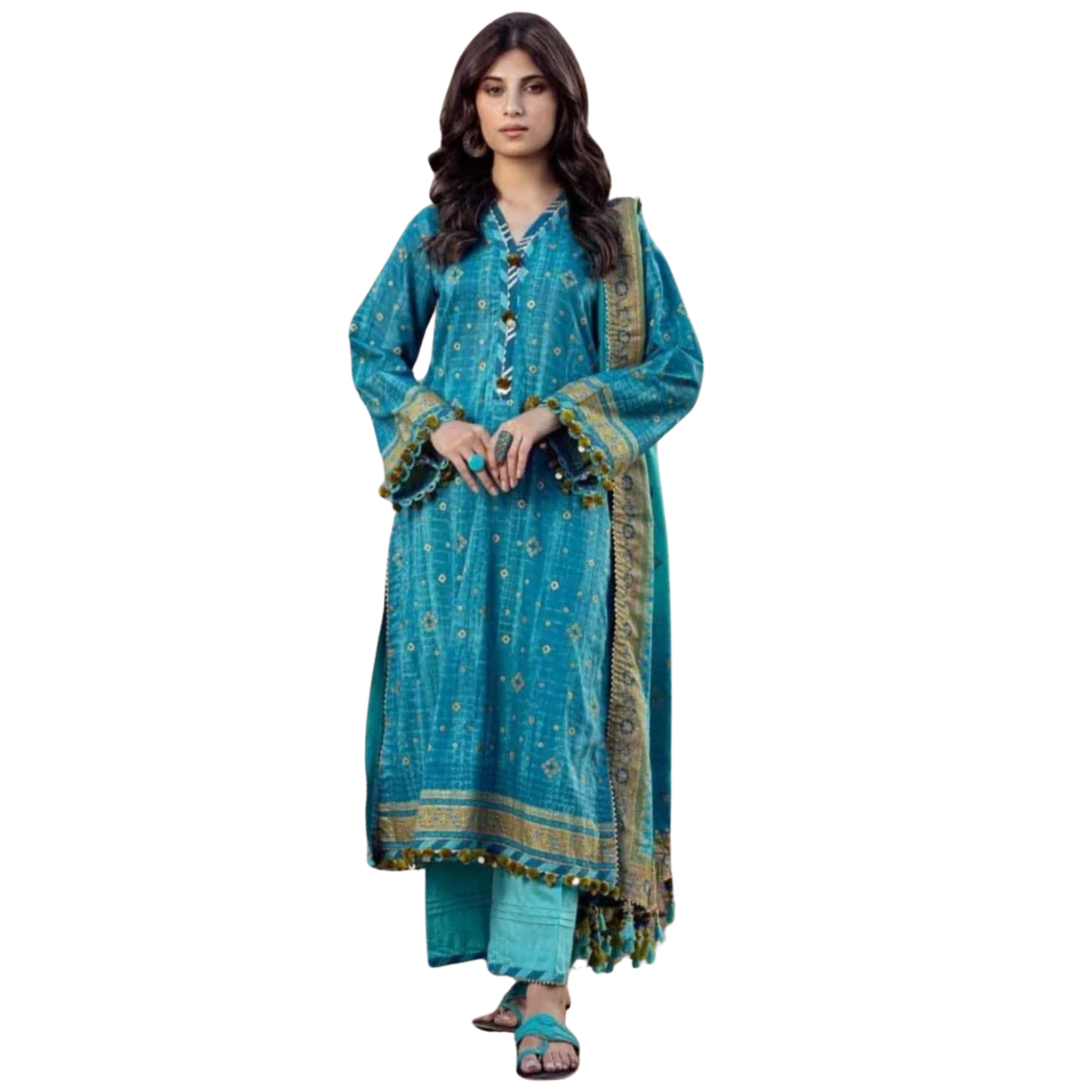 Suit, Premium Lawn Fabric, Offering Comfort & Breathability, for Women