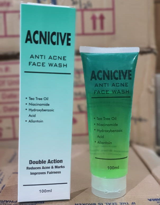 Acnicive Anti Acne Face Wash Gentle Daily Cleansing Care