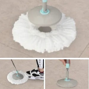 360 Degree Spin Mop With Bucket And Microfiber Head