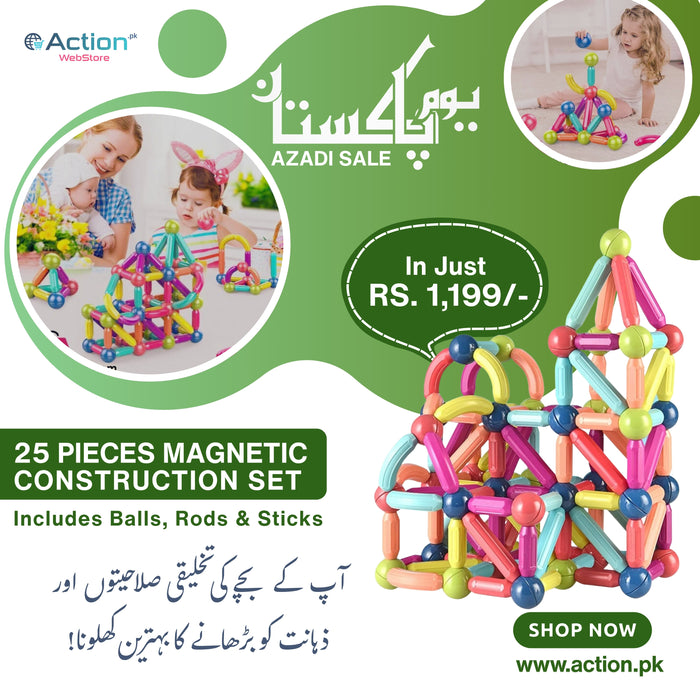 Magnetic Sticks and Balls, Creative Building Toy for Kids