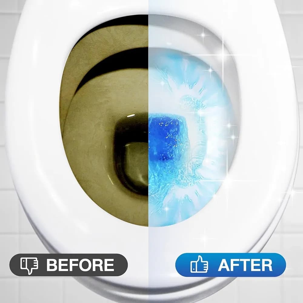 Ty-D-Bol Blue In-Tank Tablets, Automatic Toilet Cleaner & Stain Protection