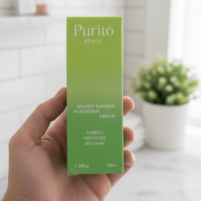Purito Seoul Mighty Bamboo Cream, Panthenol Hydration & Skin Barrier Care