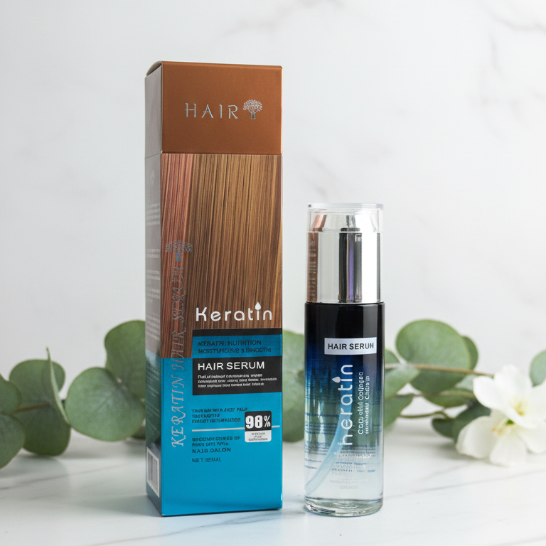 Keratin Hair Serum 80ml Smooth Shine Repair Care