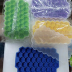 Honeycomb Ice Cube Tray, 37-Lattice, Easy-Release, for DIY & Parties