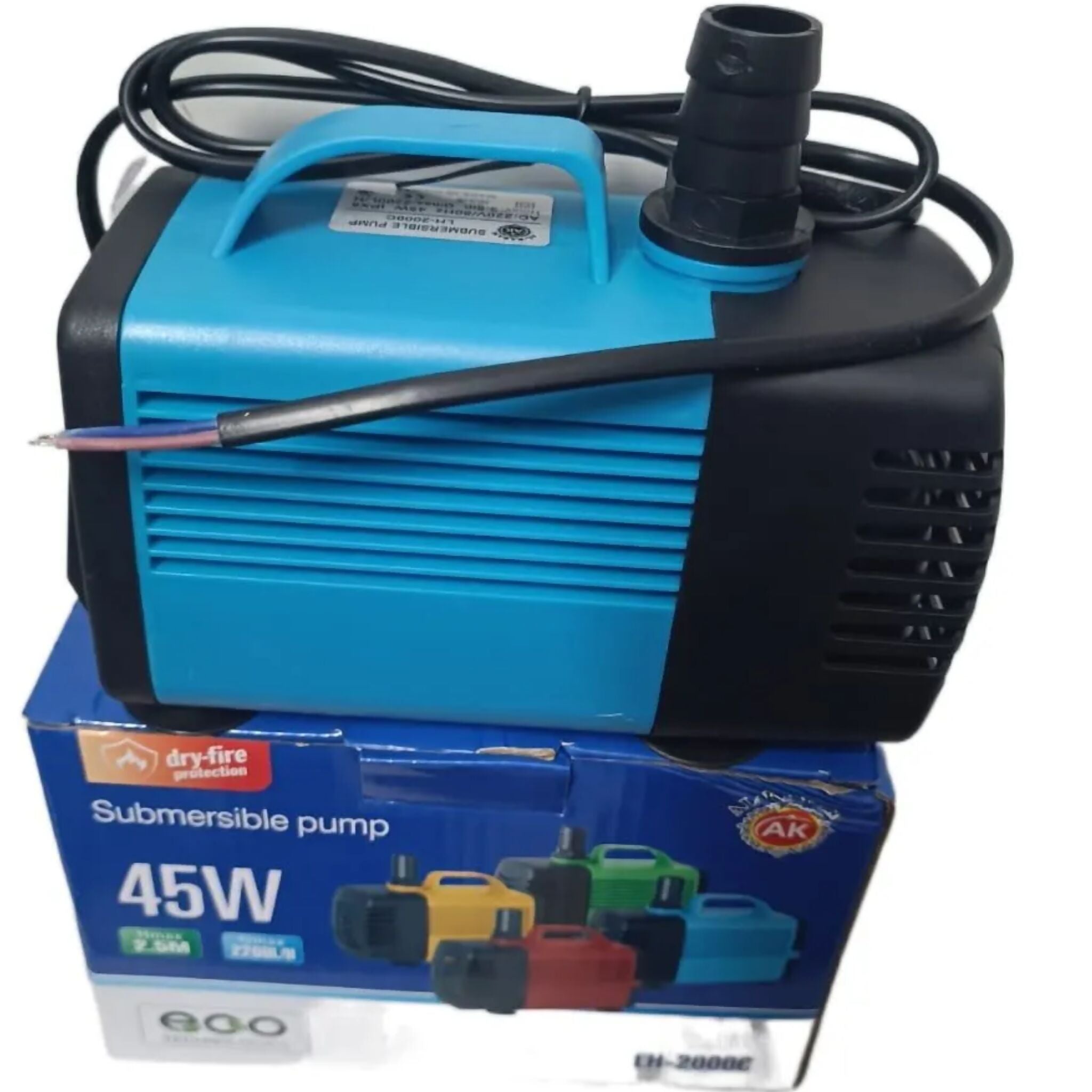 Fish Aquarium Pump, Submersible Water pump 45 watts, 220V Air Cooler Pump