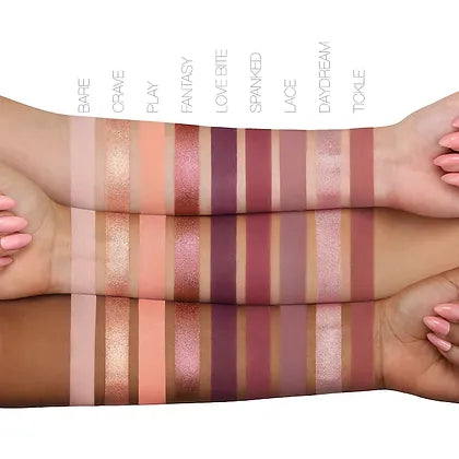HUDA Beauty Nude Eyeshadow Palette Matte Shimmer Glitter 18 Shades