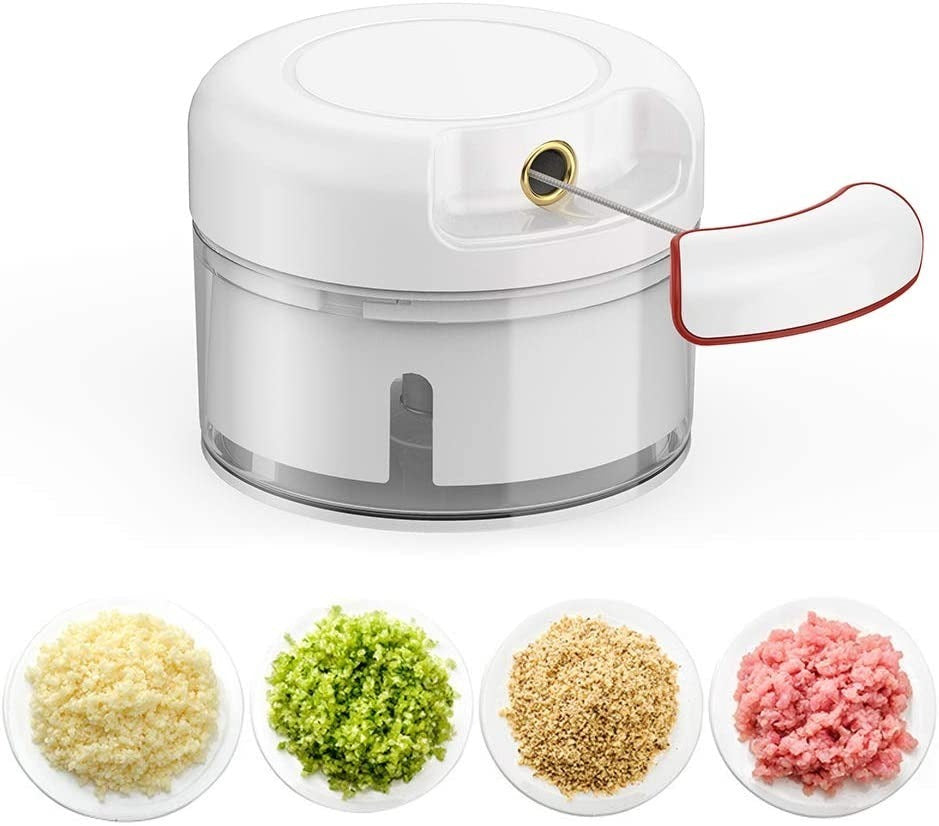 Multifunction Manual Food Chopper – Garlic, Vegetables & More