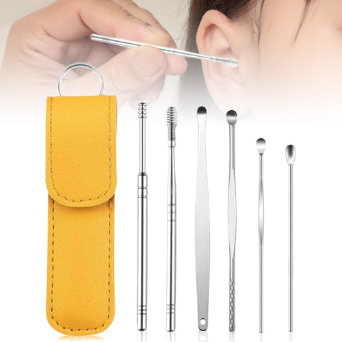Stainless Steel 410 Spiral Ear Cleaner Tool With Helical Groove Design
