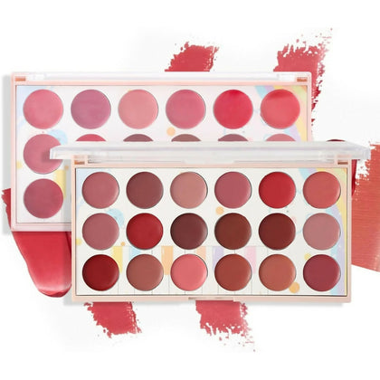 Moccallure 18-Color Lipstick Kit, Long-Lasting & Hydrating, for Women