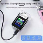 Electric Lighter – Charging Lighter Creative Personality – Cigarette Lighter | Electric Rechargeable Cigarette Lighter ( Random Color )