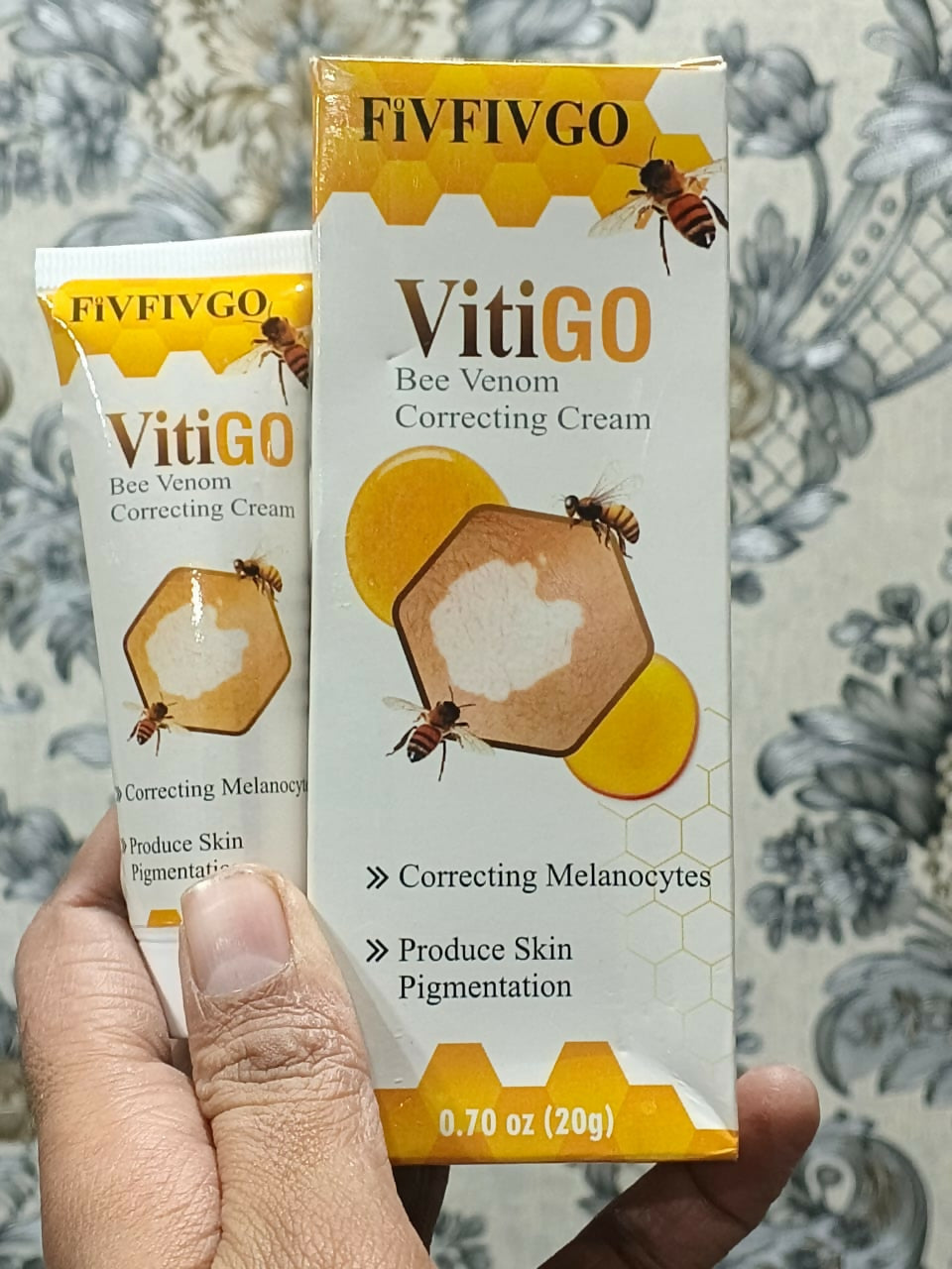 VitiGo HoneyCell Restore Bee Venom Advanced Pigment Repair Cream For Radiant Even And Healthy Looking Skin - 20g