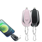 New Power Pod Portable Emergency Keychain Power Bank – Fast Plug & Play Mini Backup Battery for iPhone