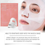 Bio-Collagen Real Deep Mask 36g | Hydrating Overnight Facial Sheet Mask | Firming & Pore-Minimizing Skincare