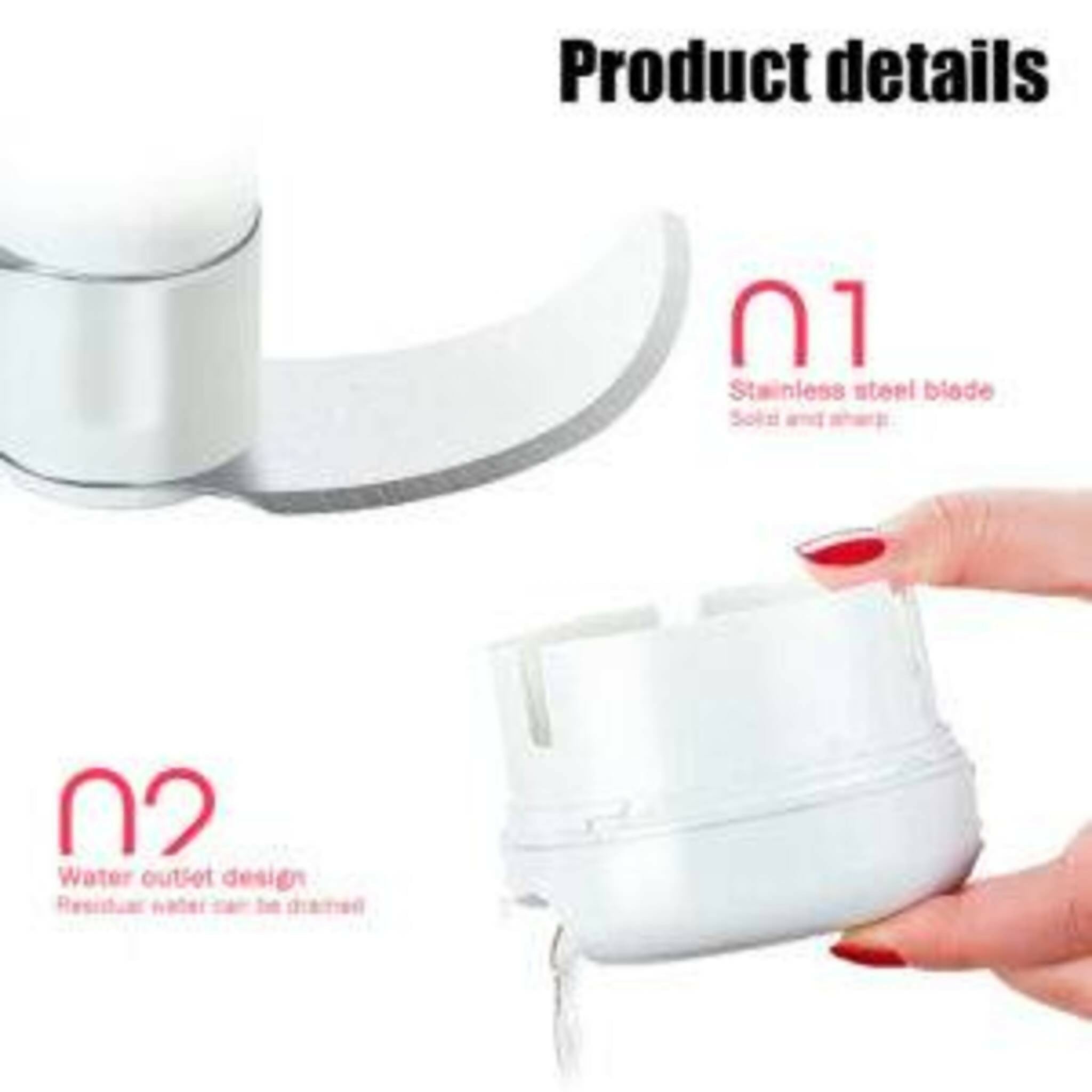 (pack of 2 ) Combo deal Garlic Tool + Mini Chopper Grinding Crusher Chopper