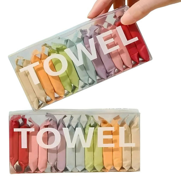 Compressed Disposable Face Towels, Portable Travel Tissue