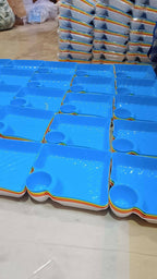 4 Pcs Snack Plate Set