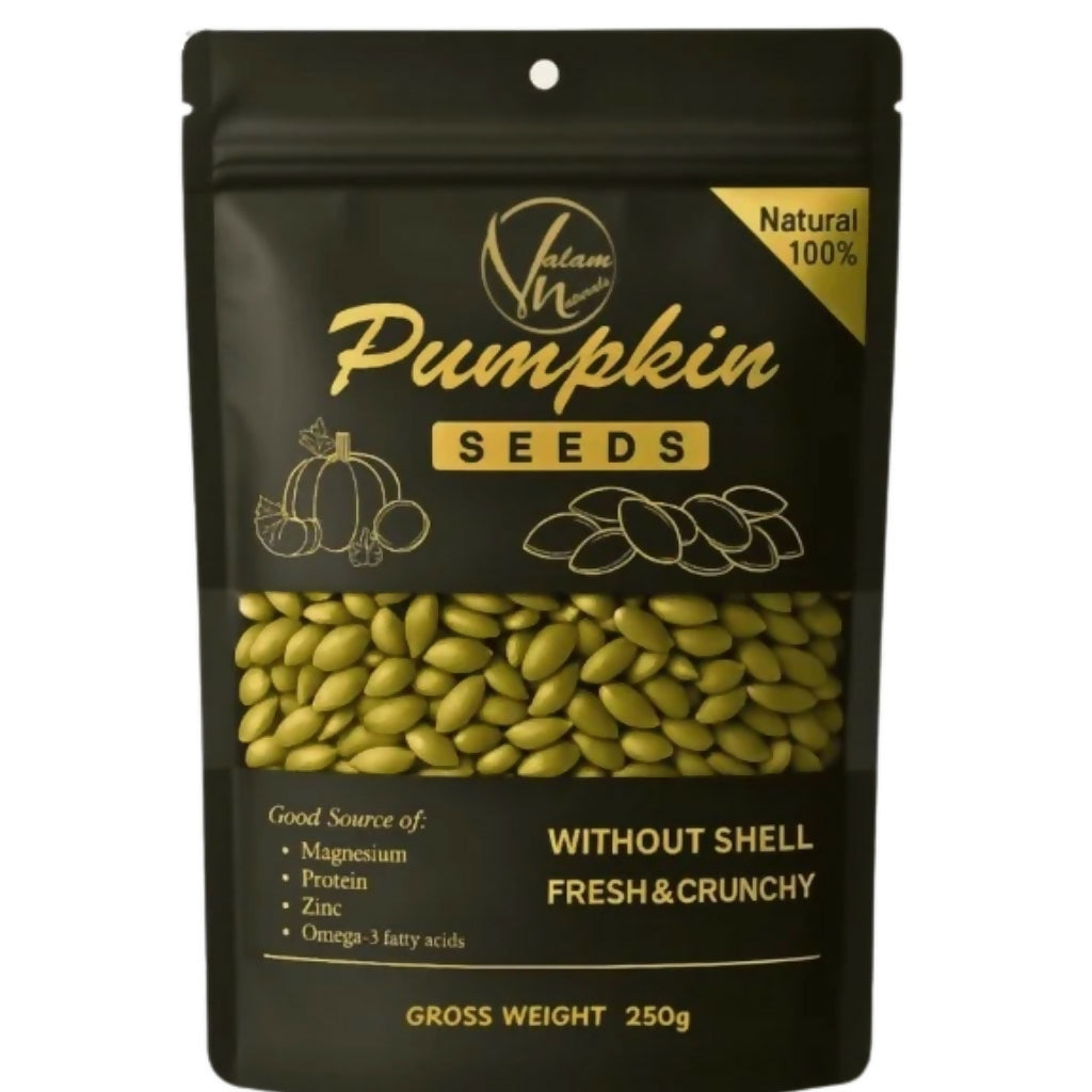 Natural Pumpkin Seeds Without Shell, Crunchy & Nutritious, Premium 100%
