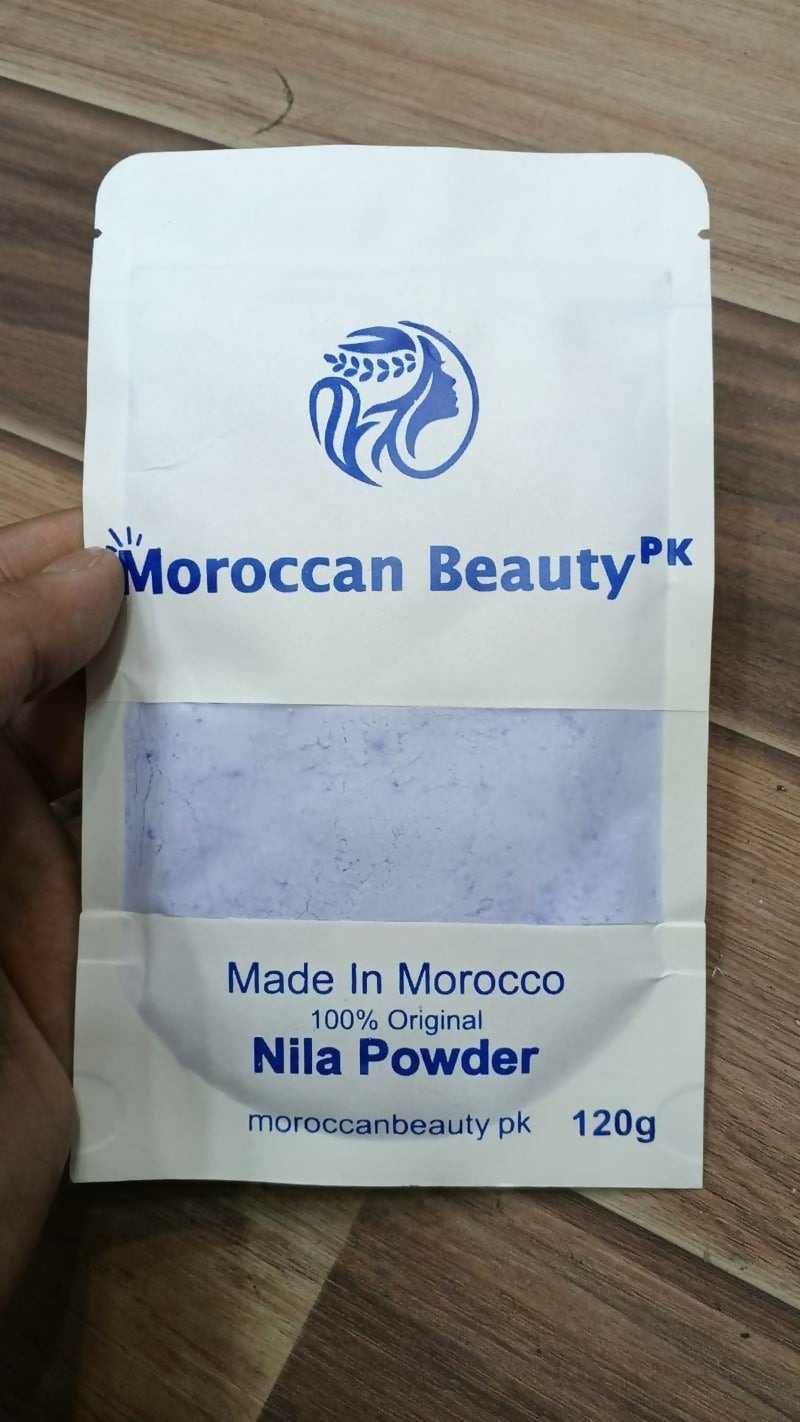 Moroccan Beauty Nila Powder 120g | Original Blue Nila Powder for Skin Brightening & Glow