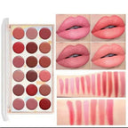 Moccallure Professional 18-Colors Lipstick Kit – Long-Lasting, Hydrating & Compact | Unisex Makeup Set