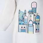 Off White Embroidered Shirt