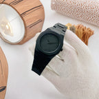 Phantom Black Octagonal Watch with Eastern Arabic Numerals