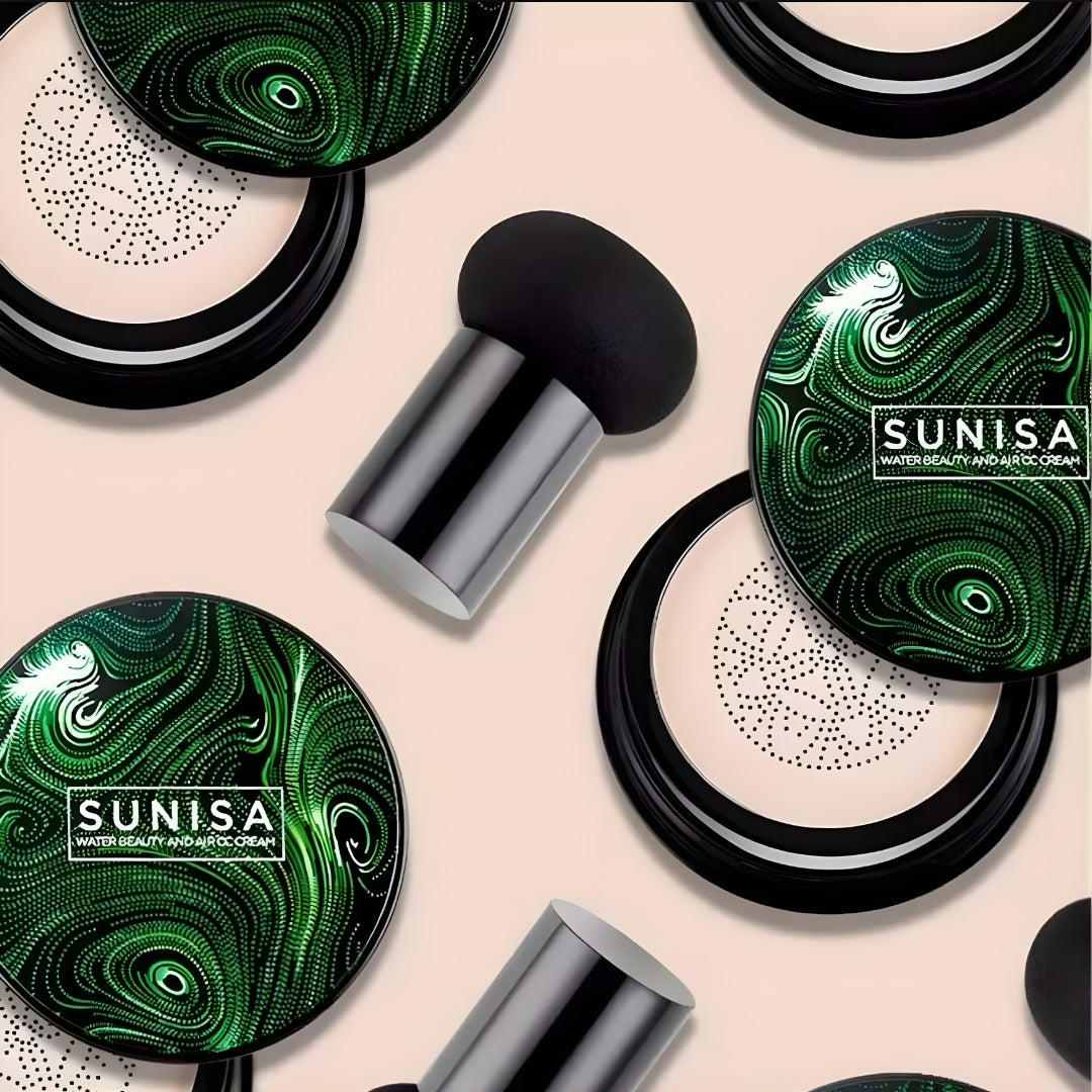 Sunisa Mushroom Head Air Cushion Foundation Waterproof BB CC Cream