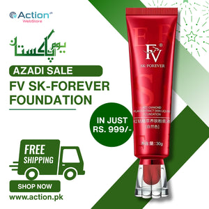 FV Liquid Foundation Makeup, 12-Hour Long Lasting, Concealer & Matte Coverage