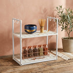 2 tier microwave rack