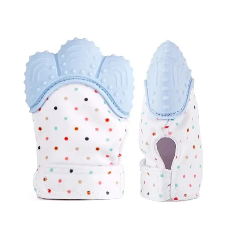 Baby Silicone Teething Mitten Sensory Teether Toy