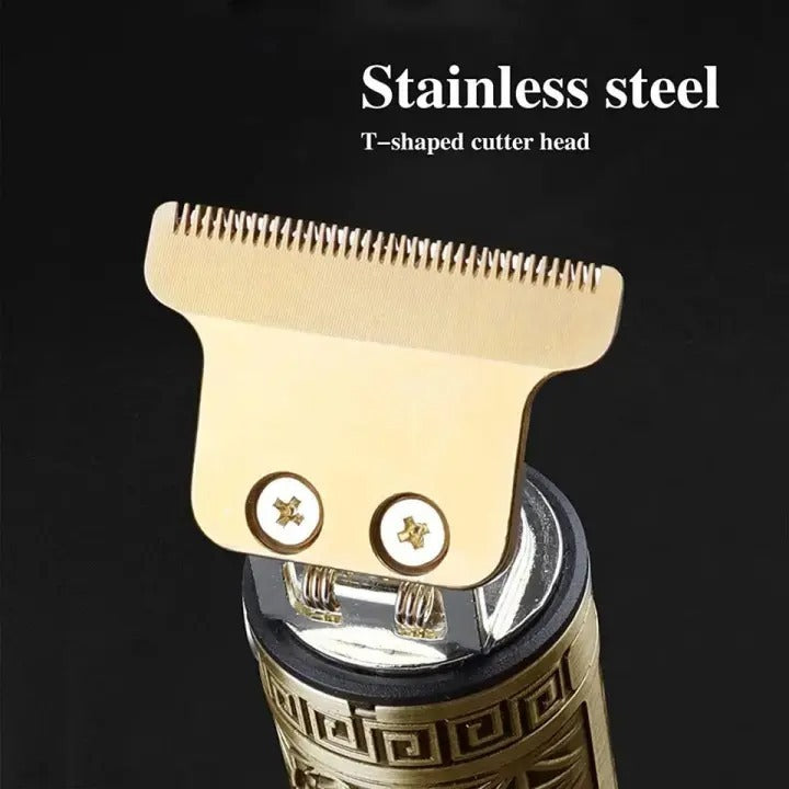 Vintage T9 Electric Hair Clipper, Rechargeable Professional Grooming Machine