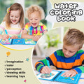 Magic Water Drawing Book, Reusable Coloring Book with Water Pen, Perfect for Kids