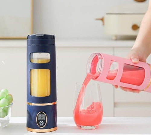 Hp-870 Freshly Squeezed Portable Juice Cup With Led Display Rechargeable Blender