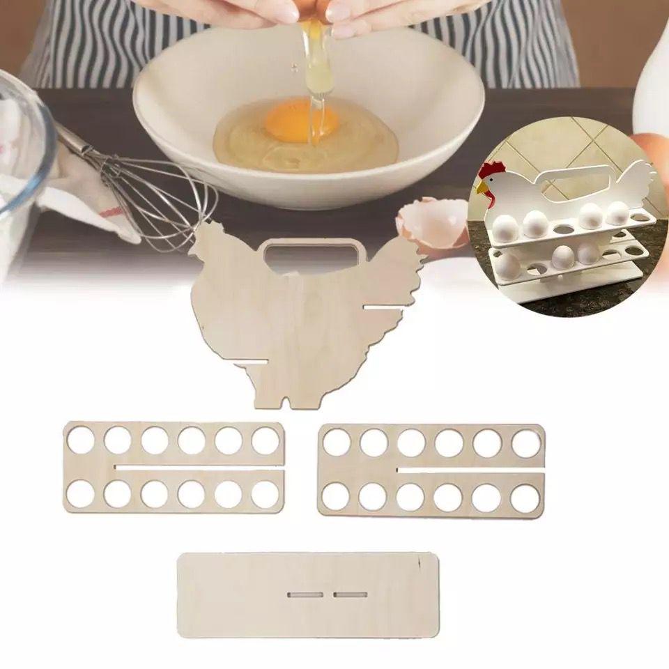 Chicky Spiral Egg Holder Organizer Tray