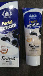 Tree City Facial Scrub | Snail Extract | Gentle Exfoliation & Skin Rejuvenation | 120 ml
