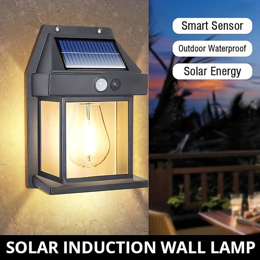 Solar Wall Lamp Waterproof Energy Saving Outdoor Light