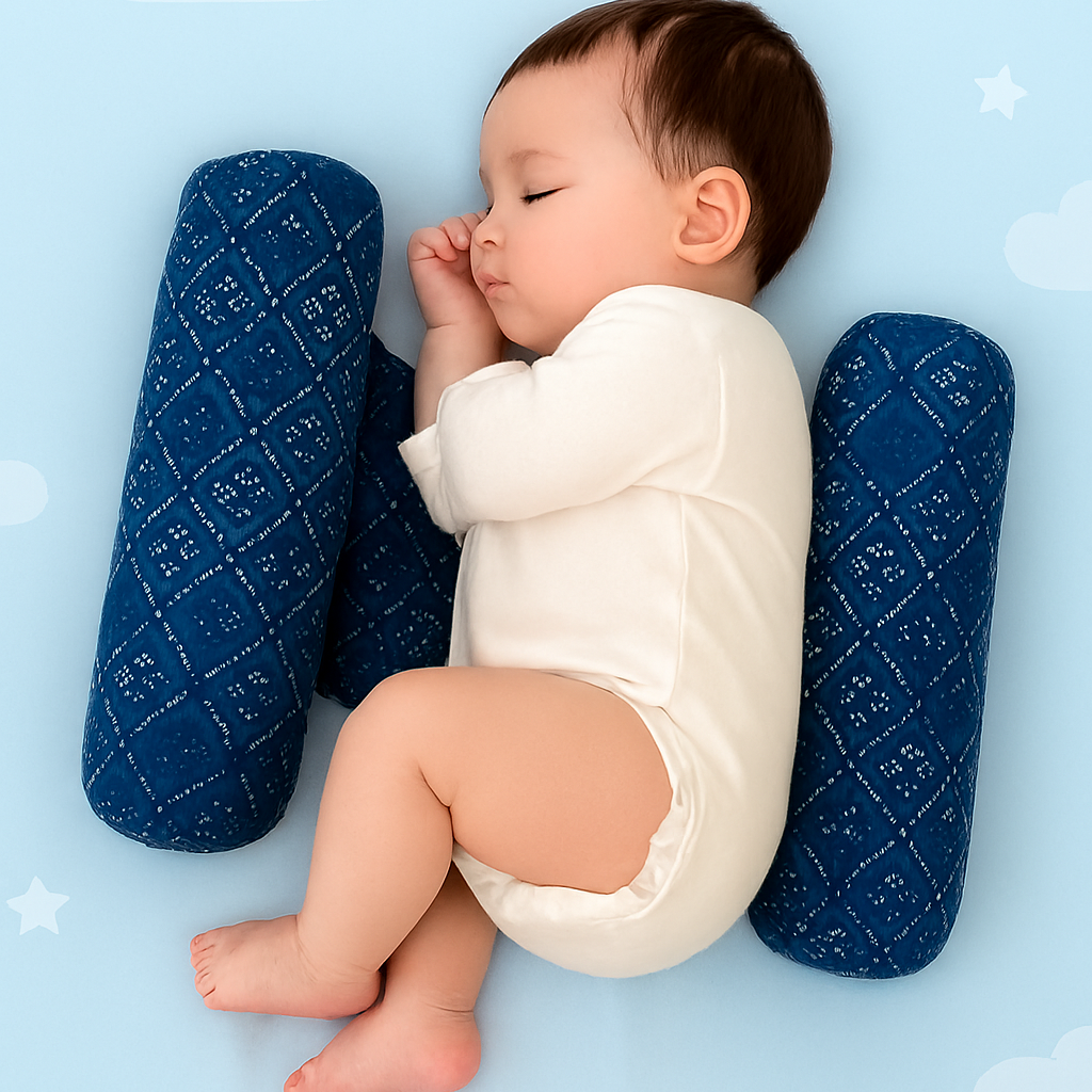 Baby Sleeping Comfort Pillow Ergonomic Head And Neck Support